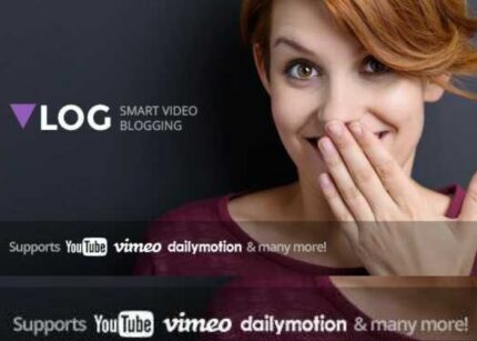 Vlog Theme WP GPL Video Blog & Podcast WordPress Theme