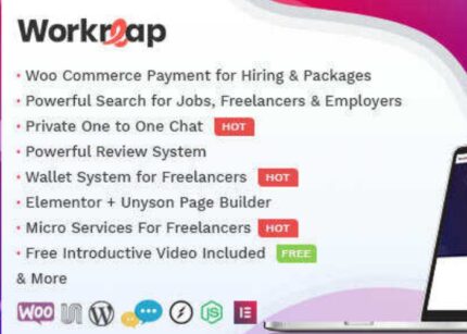 Workreap Theme WP GPL– Freelance Marketplace and Directory WP Websites