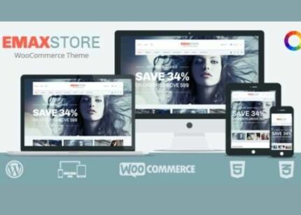 eMaxStore Theme WP GPL Multipurpose eCommerce WordPress Theme