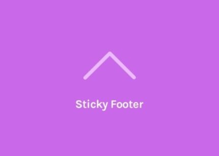 OceanWP Sticky Footer WP GPL
