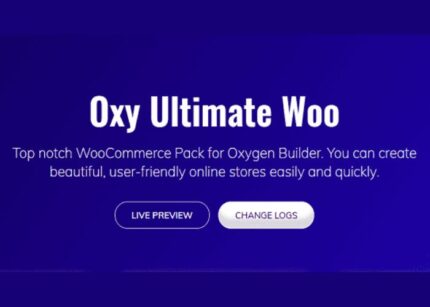 Oxy Ultimate Woo WP GPL WooCommerce Pack for Oxygen Builder