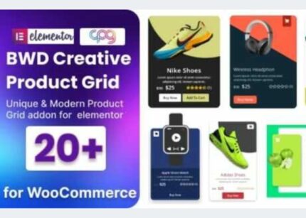 WooCommerce Product Grid WP GPL Addon for elementor