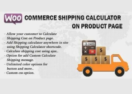 Woocommerce Shipping Calculator On Product Page WP GPL