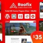 Roofix Theme GPL v2.1.2 – Roofing Services WordPress Theme
