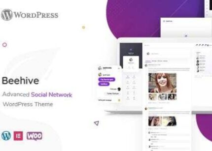 Beehive Theme WP GPL Social Network WordPress Website