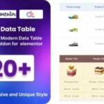 Data Table Addon for Elementor WP GPL WordPress Plugin