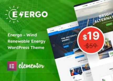 Energo Theme WP GPL Wind Renewable Energy Theme