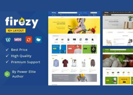 Firezy Theme GPL v6..0.x1 – Multipurpose WooCommerce Website