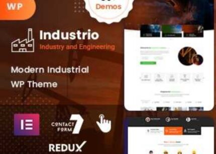 Industrial Theme WP GPL Industry & Factory WordPress Theme