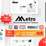 Metro Theme GPL v2.4 – Minimal WooCommerce WordPress Websites Testing Purpose