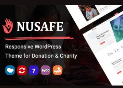 Nusafe WP GPL Theme for Donation & Charity