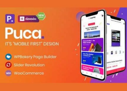 Puca Theme GPL v2.6.11 – Optimized Mobile WooCommerce Latest Version