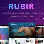 Rubik Theme GPL v2.8 – A Perfect Theme for Blog Magazine Website