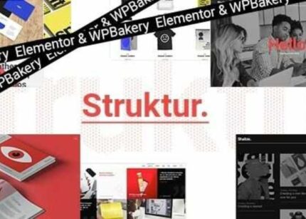 Struktur Creative Agency WP GPL Theme