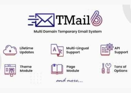 Tmail WP GPL Multi Domain Temporary Email System