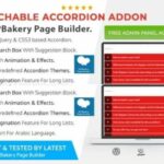 Ultimate Searchable Accordion WP GPL WPBakery Page Builder Addon