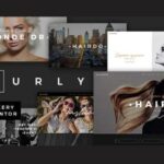 Curly Theme WP GPL A Stylish Theme for Hair Salons