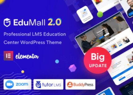 EduMall Theme WP GPL Professional LMS Education Center Theme
