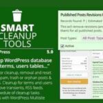 Smart Cleanup Tools Plugin for WordPress WP GPL