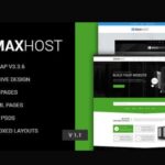 MaxHost Theme WP GPL Web Hosting, WHMCS and Corporate Business