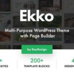 Ekko Theme WP GPL Multi-Purpose WordPress Websites