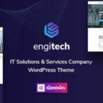 Engitech Theme WP GPL IT Solutions &Services WordPress Websites