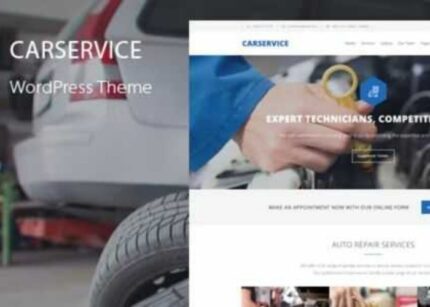 Car Service Theme WP GPL Mechanic Auto Shop WordPress Theme