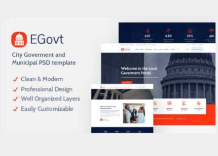 EGovt Theme GPL v1.3.5 - City Government WordPress Websites