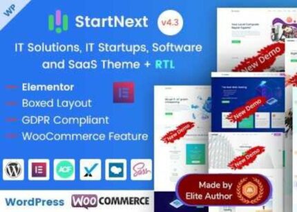 StartNext Theme WP GPL IT Startups and Digital Services