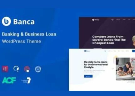 Banca Theme WP GPL Banking, Finance & Business Loan WordPress Theme