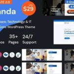 Tanda Theme WP GPL Technology & IT Solutions WordPress Theme