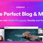 CheerUp Theme WP GPL WordPress Blog / Magazine Theme