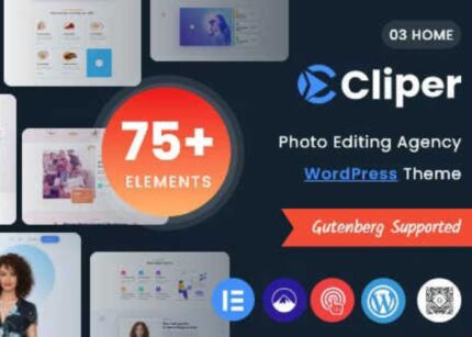 Cliper Theme Clipping Path Agency WP GPL WordPress Theme