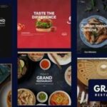 Grand Restaurant Food Business WP GPL Wordpree Websites