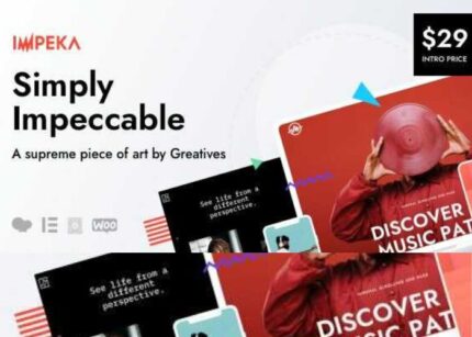 Impeka WP GPL Theme Creative Multi-Purpose WordPress Websites