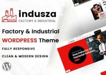 Indusza Theme Industrial & Factory WP GPL WordPress Theme