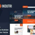 Indutri Theme Factory & Industrial WordPress WP GPL Theme