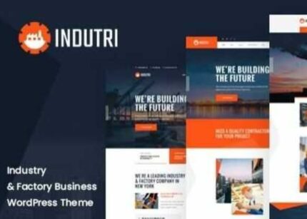 Indutri Theme Factory & Industrial WordPress WP GPL Theme