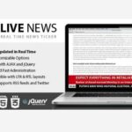 Live News Real Time News Ticker WP GPL Plugin