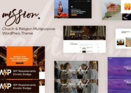Mission Theme Church & Religion Multipurpose WP GPL Theme