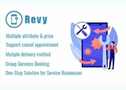 Revy booking system WP GPL for repair service industries