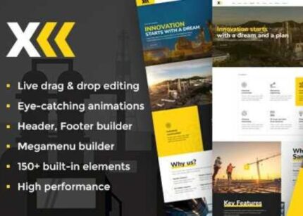 Samatex Theme Industrial WP GPL WordPress Woocommerce Websites