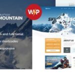 Snow Mountain Theme Ski Resort & Snowboard School WP GPL Theme