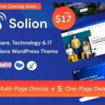 Solion Theme WP GPL Technology & IT Solutions WordPress Website
