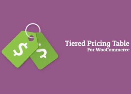Tiered Pricing Table for WooCommerce WP GPL