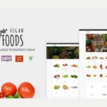 Vegan Food Theme Organic Store Responsive WP GPL Theme