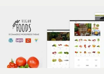 Vegan Food Theme Organic Store Responsive WP GPL Theme