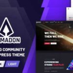 Armadon Theme Gaming Community WP GPL Theme