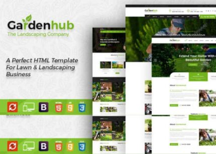 Garden HUB Theme Lawn & Landscaping WP GPL Theme