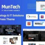 Muntech Theme IT Solutions & Technology WordPress WP GPL Theme